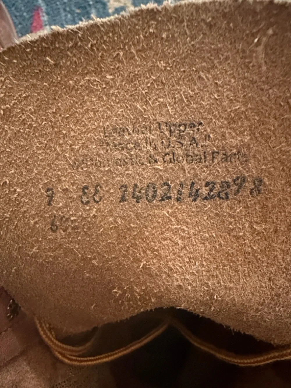 Abilene Boot Co. Brown Leather Lace-Up Work Boots - Picture 4 of 5